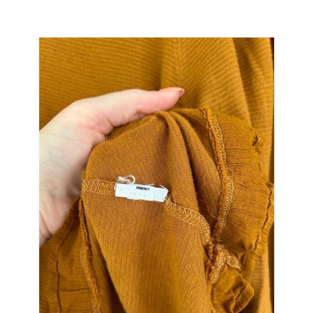 Free People Billie Balloon Top In Brown Size XS - Picture 3 of 4
